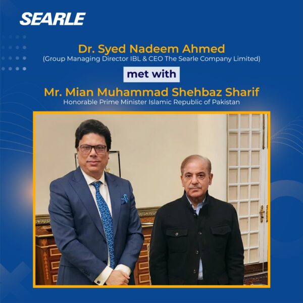 Dr. Syed Nadeem Ahmed met with Mr. Mian Muhammad Shehbaz Sharif